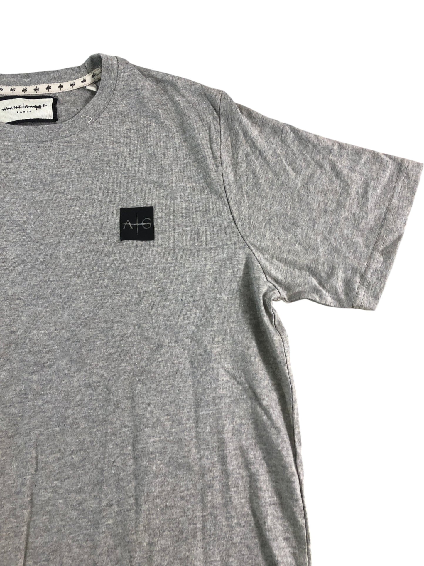 AVANT GARDE Sawton Grey T-Shirt Size L Men's Short Sleeve Cotton Top