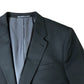 River Island Slim Fit Suit Jacket Blazer 48R Men's Black Polyester Viscose