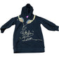 River Island Stylish Black Hoodie Style Icon Kids 2-3 Years Pullover Gold Design