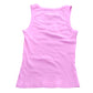 River Island Pink Relaxed Fit Tank Top UK Size 8 Women's Ribbed Cotton Vest