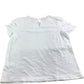 Boden White Short Sleeve T Shirt Women's 100 Cotton Keyhole Back UK10