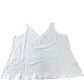 Boden White V Neck Vest Top - Size 18