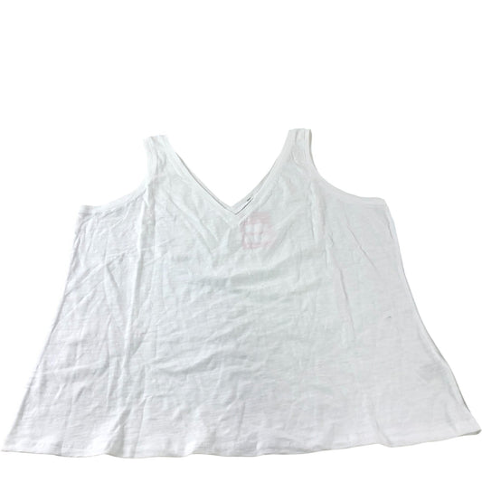 Boden White V Neck Vest Top - Size 18