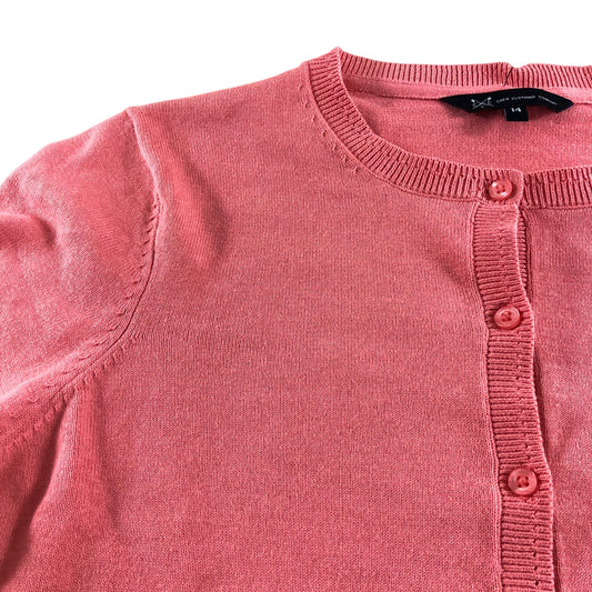 Crew Clothing Company Women's Cardigan Size 14 Pink