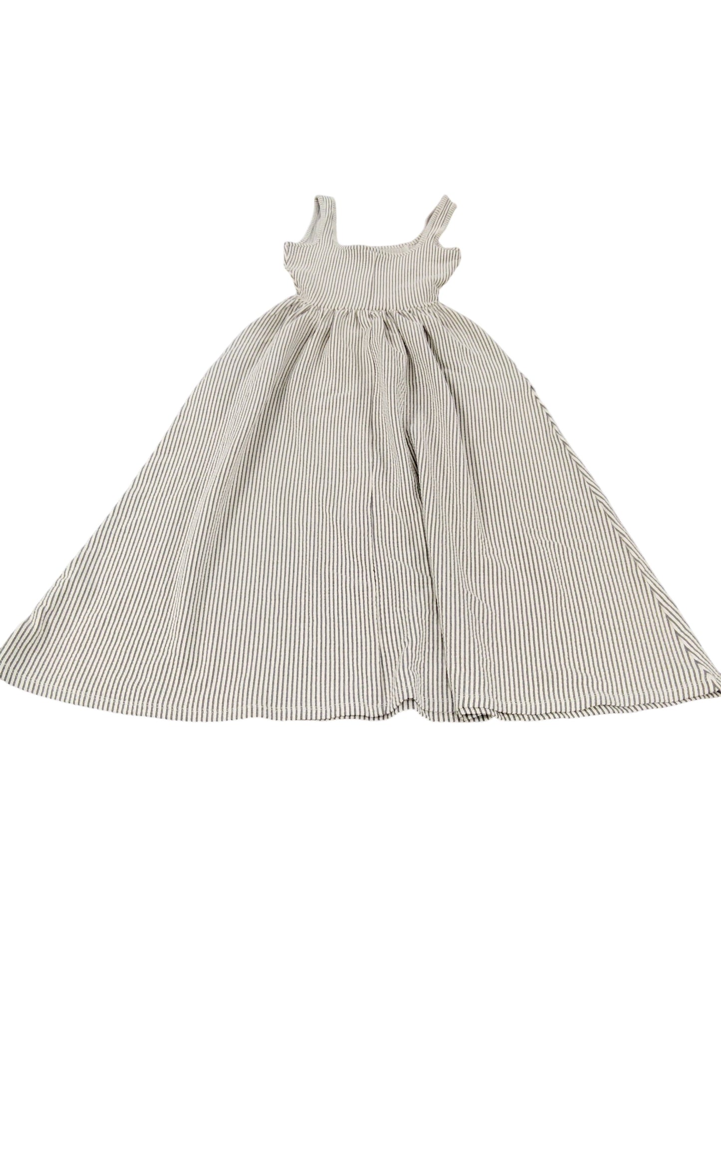 River Island Striped Casual Dress UK8 Women's Sleeveless A-Line Midi