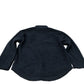 Quarter Zip Fleece Jacket Medium Unisex Soft Black Warm Cozy