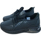 Crosshatch Clarington Men's Black Mono Athletic Shoes Size 9