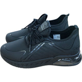 Crosshatch Clarington Men's Black Mono Athletic Shoes Size 9