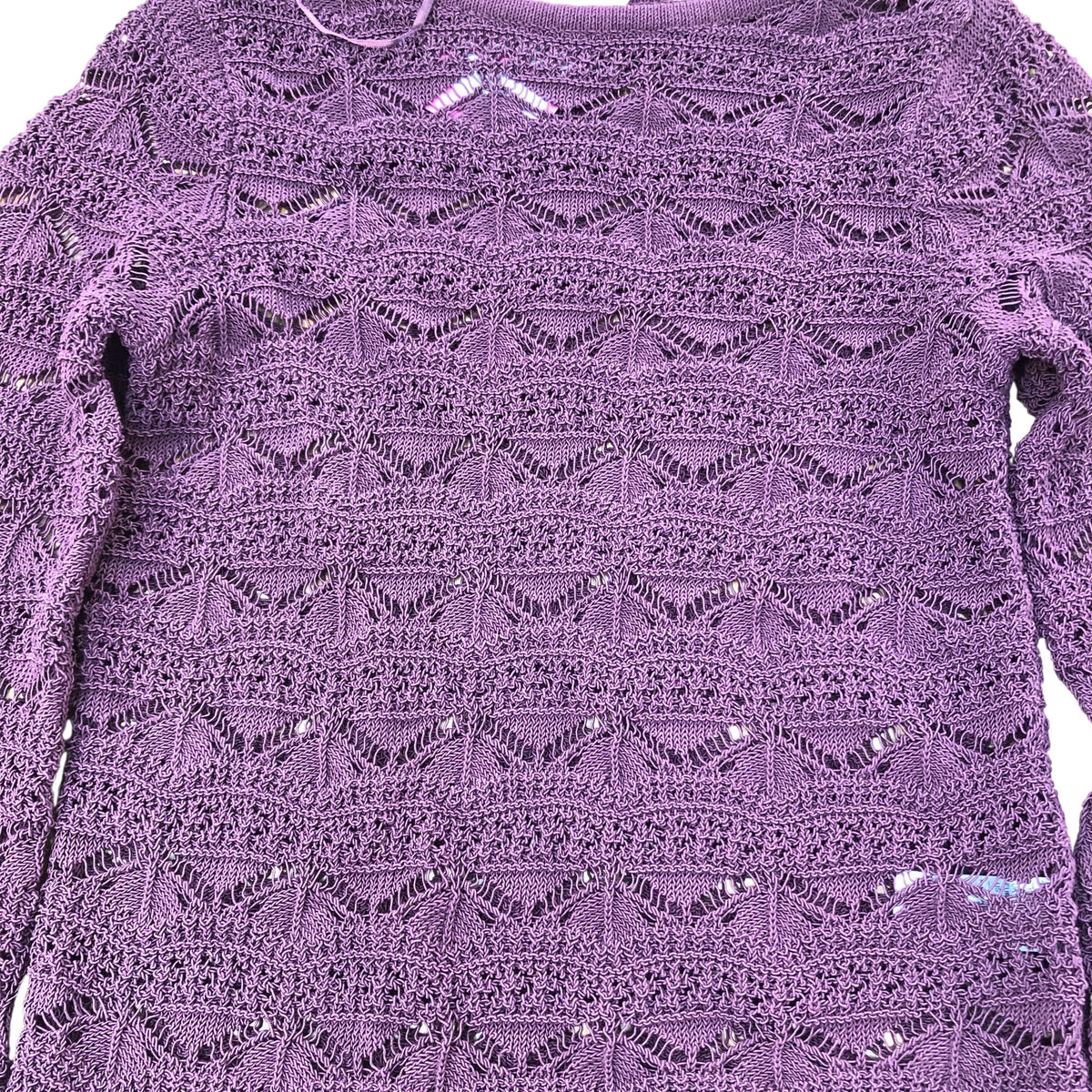 River Island Crocheted Sweater Size UK8 Women's