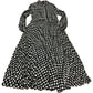 Floral Dress UK6 Women's Long Sleeve Button Down Trendy Black