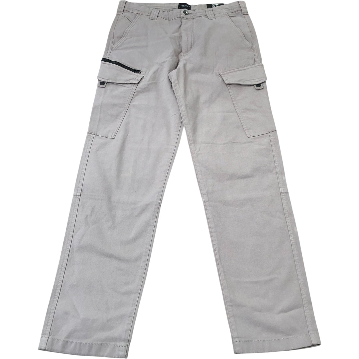 River Island Cargo Trousers W34 L30 Men's Grey Lightweight Utility Wear