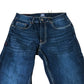 Men's Slim Fit Jeans Deep Blue Stretch Denim Trousers 28W 30L