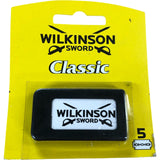 Wilkinson Sword Classic Double Edged Razor Blades Pack of 5 New Gillette