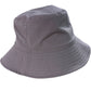 Reversible Bucket Hat One Size Women's Charcoal Grey Check/Pink