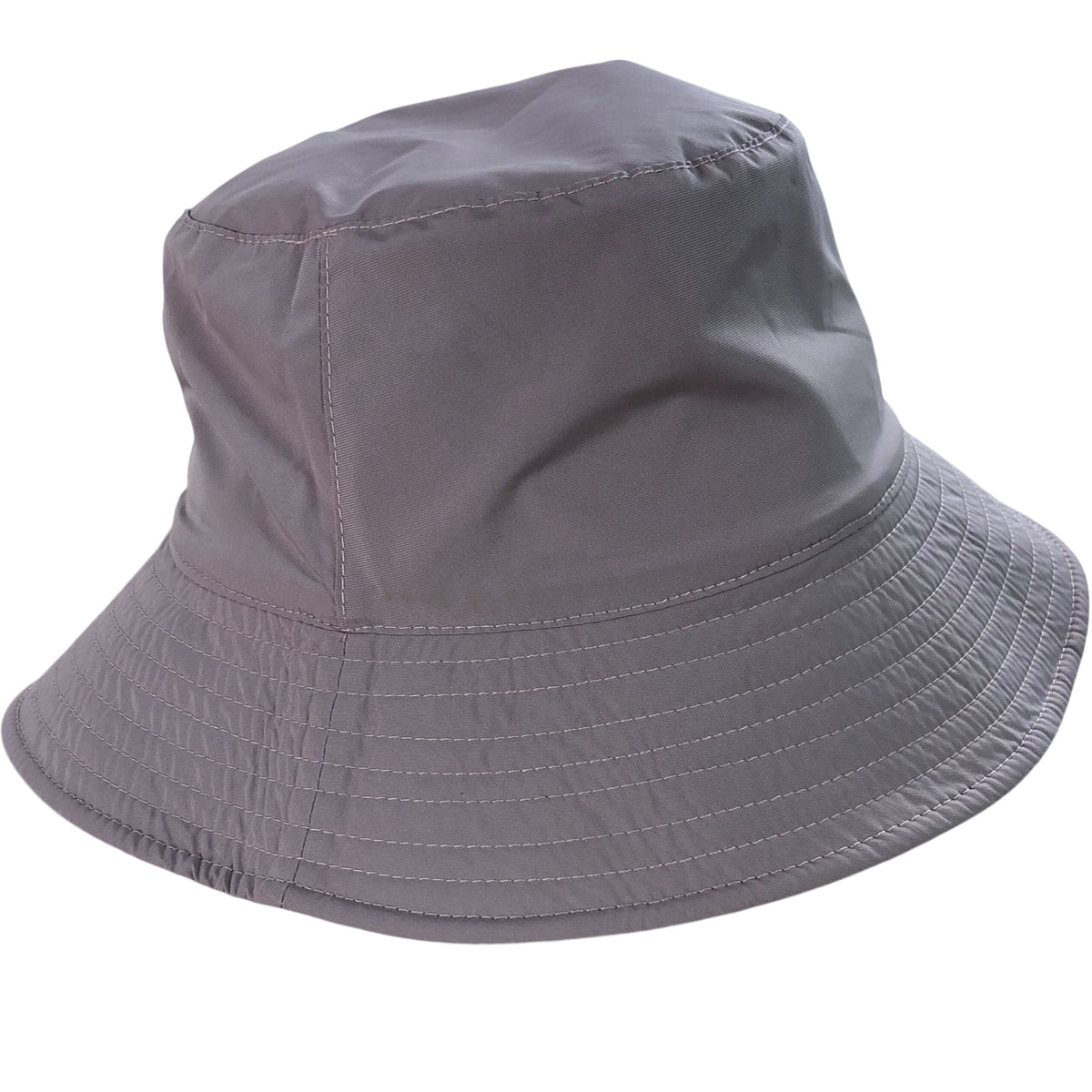 Reversible Bucket Hat One Size Women's Charcoal Grey Check/Pink