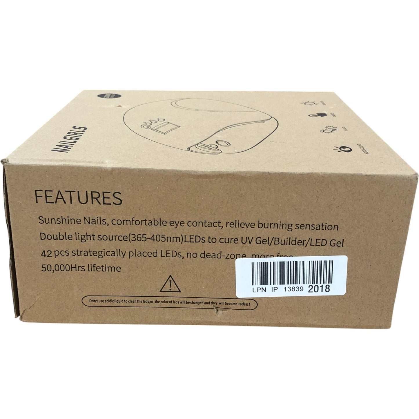 Nailgirls Professional Gel Polish LED Nail Dryer Lamp 220W UV Light Cure