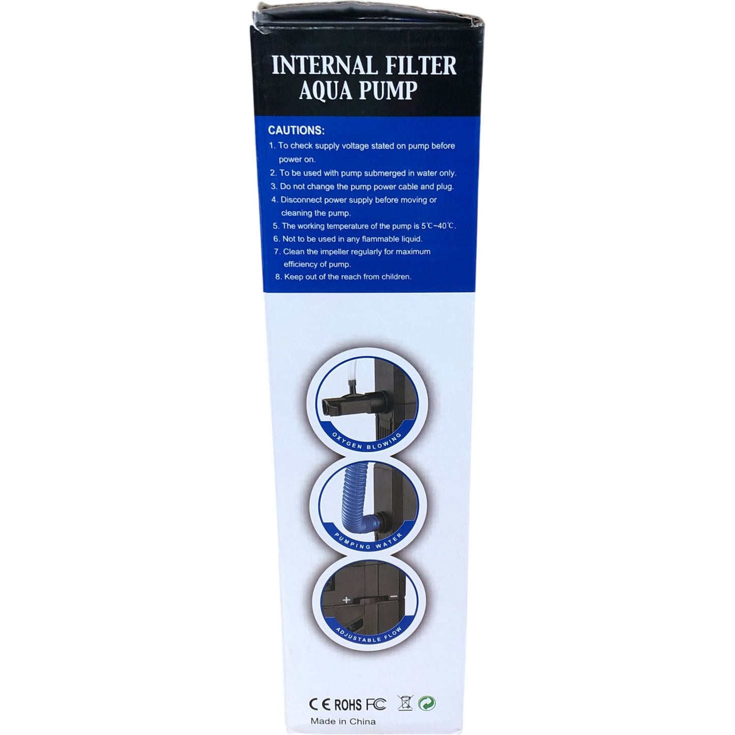 HY-Series Internal Filter Aqua Pump Energy Saving 1200L/H Noise Reduction