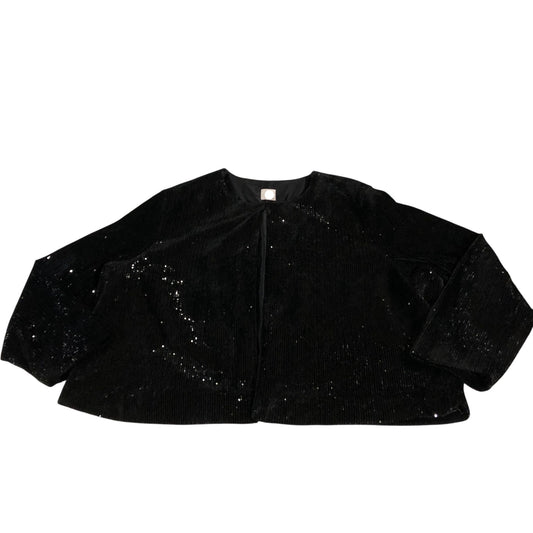 Black Sequin Jacket Size UK24 Women's Sparkly Party