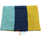 Sienna Knit Snood Teal Multi Warm Knit Wool Blend One Size