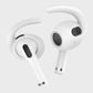 AHAStyle Silicone Ear Hooks for AirPods 3 3 Pairs S/M/L Universal Fit White