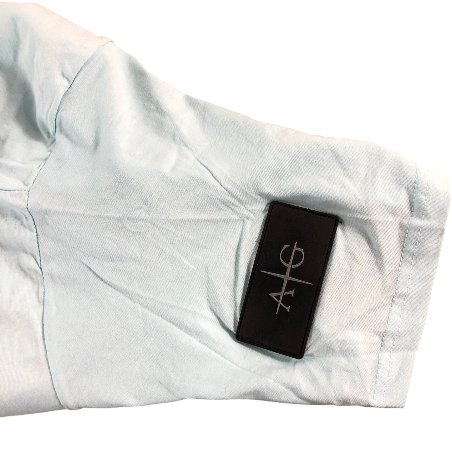 AVANTGARDE Paris AGM108 UKXXL Men's Light Blue Cotton T-Shirt Short Sleeve