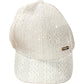 River Island White Sequin Lace Baseball Cap Kids Size 1-5 Years Girl's Accessory