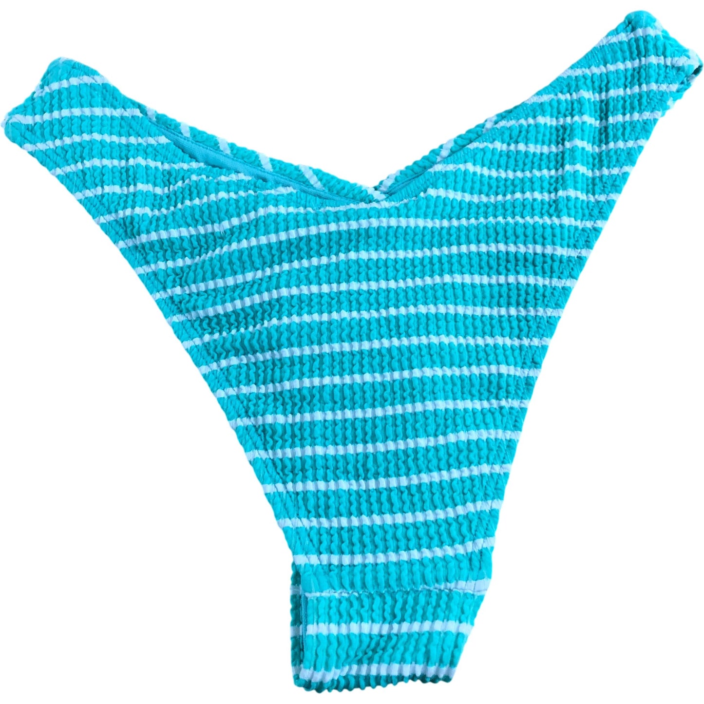 River Island UK8 Women's Striped Classic Bikini Swimwear Blue