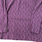 Long Sleeve Tunic Top UK8 Women's Floral Pattern Viscose Cotton Blend