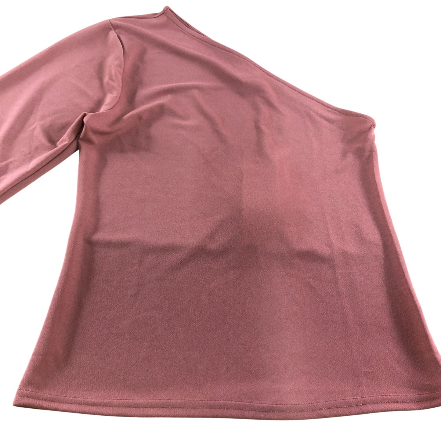 River Island UK12 Women's Pink Flared One Sleeve Top