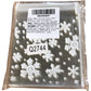 100Pcs Snowflake Cookie Bags Christmas Self Adhesive Cellophane Treat