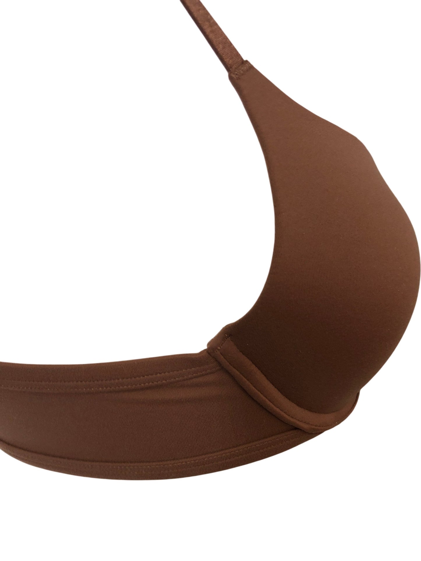 LOUNGE Push Up T-Shirt Bra 32C Women's Brown Recycled Nylon New with Tags