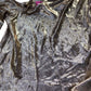 River Island Long Sleeve Top UK18 Women's Metallic Gold Loose Fit Party Blouse