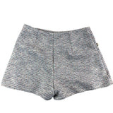 River Island Skirt UK 12 Women's Light Purple Tweed Knee Length With Buttons