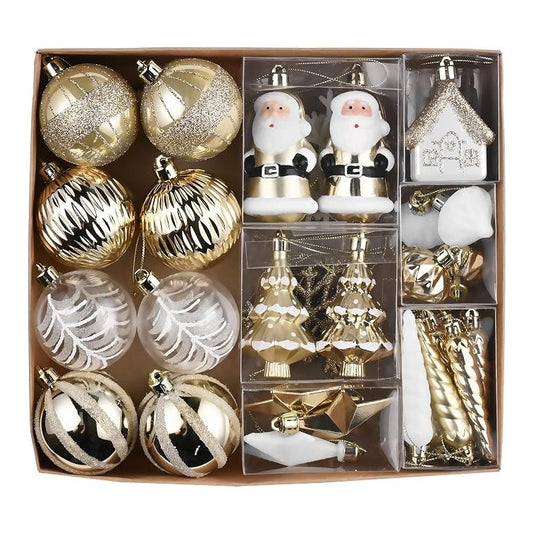 Valery Madelyn Christmas Bauble Set Holiday Ornaments Bundle 40 Pcs