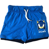 Sonic The Hedgehog Shorts 3 Years 98CM Boys Blue Elastic Waist