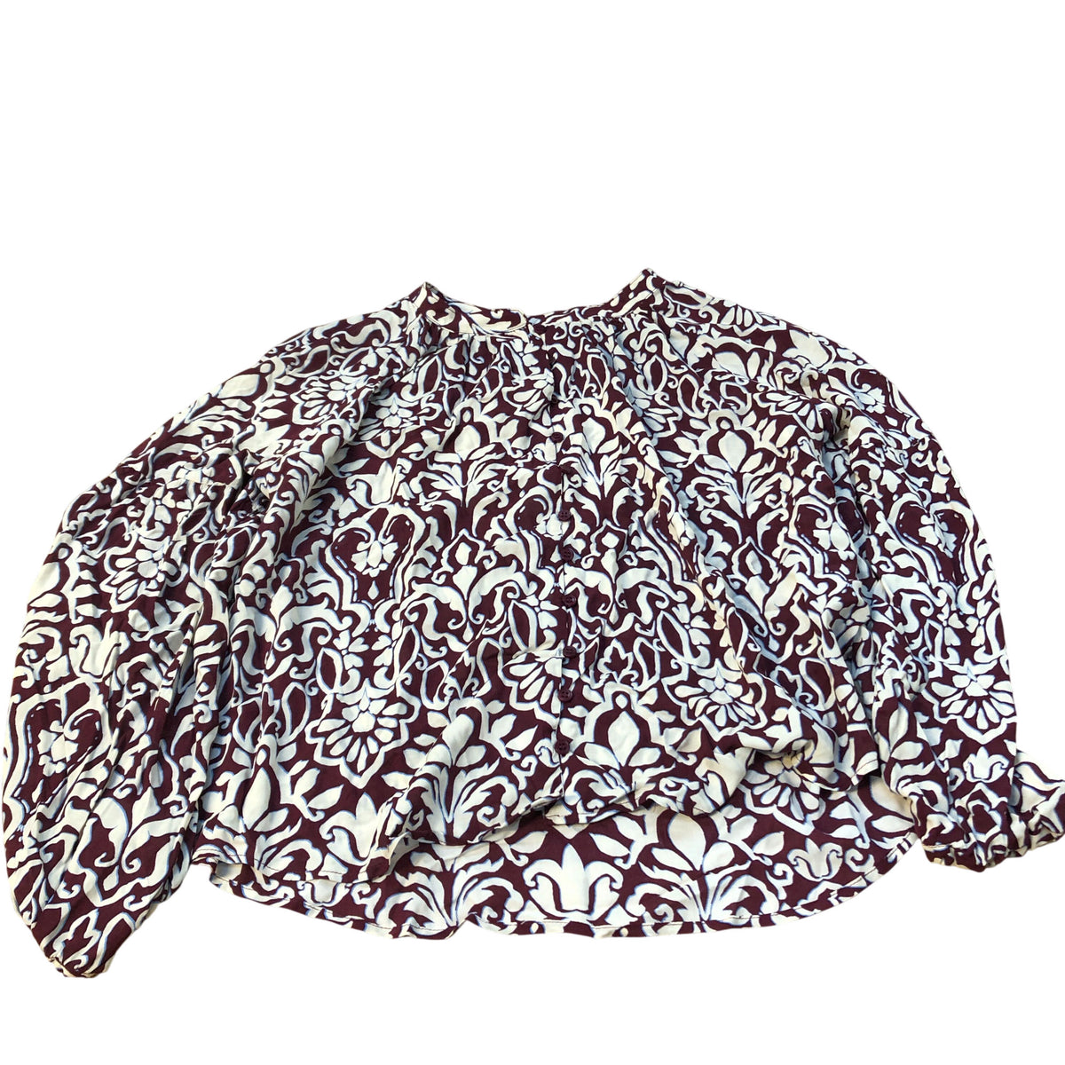 Baukjen Floral Pattern Blouse UK14 Women's Long Sleeve Lightweight Top