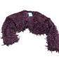 River Island Bolero Jacket Women's Burgundy Fur Soft Outerwear UK Size 12