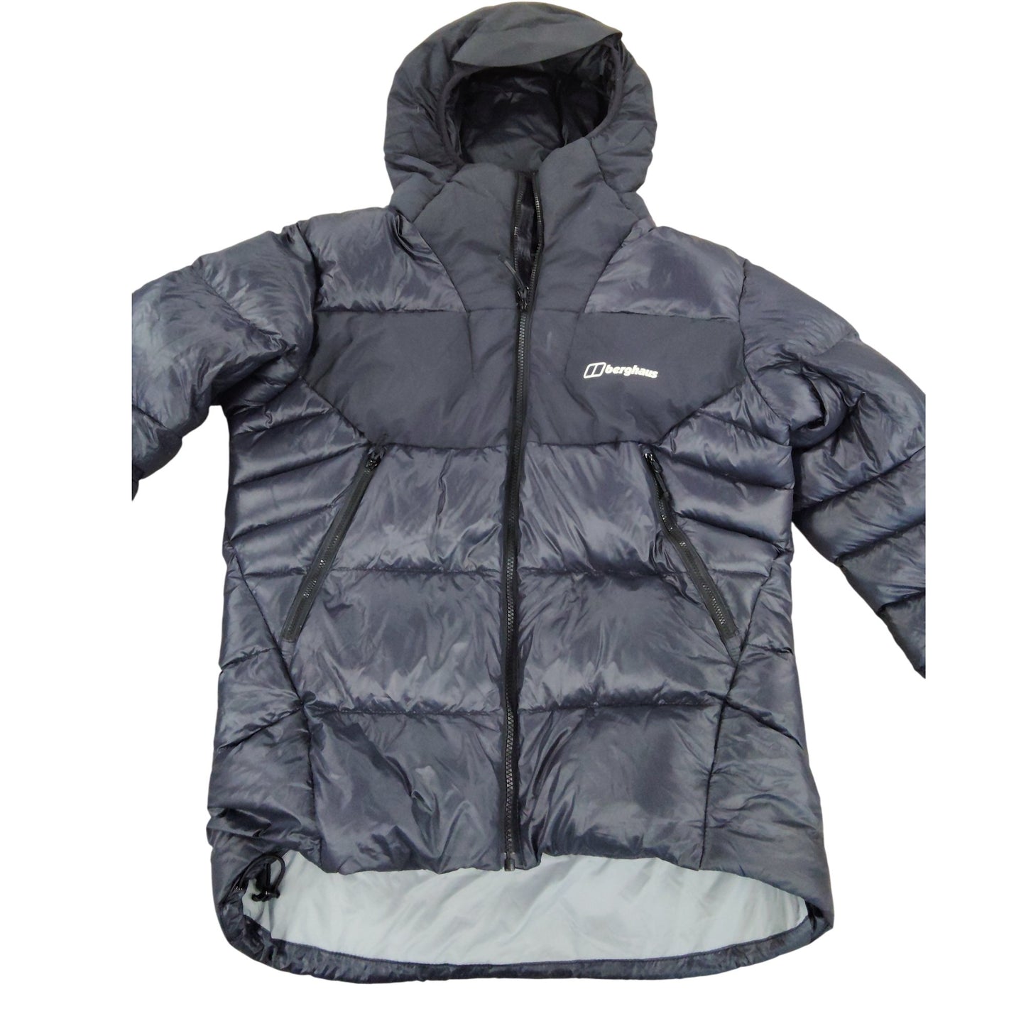 Berghaus Reflect Hooded Puffer Jacket Men's Small Insulated Waterproof Grey