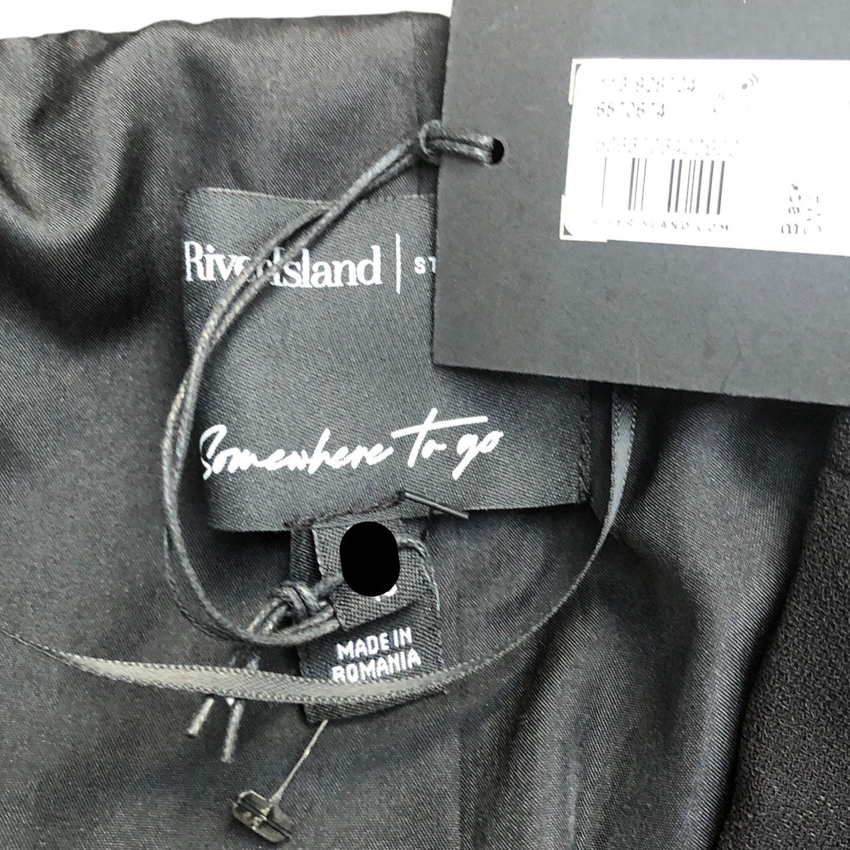 River Island Black Open Style Blazer