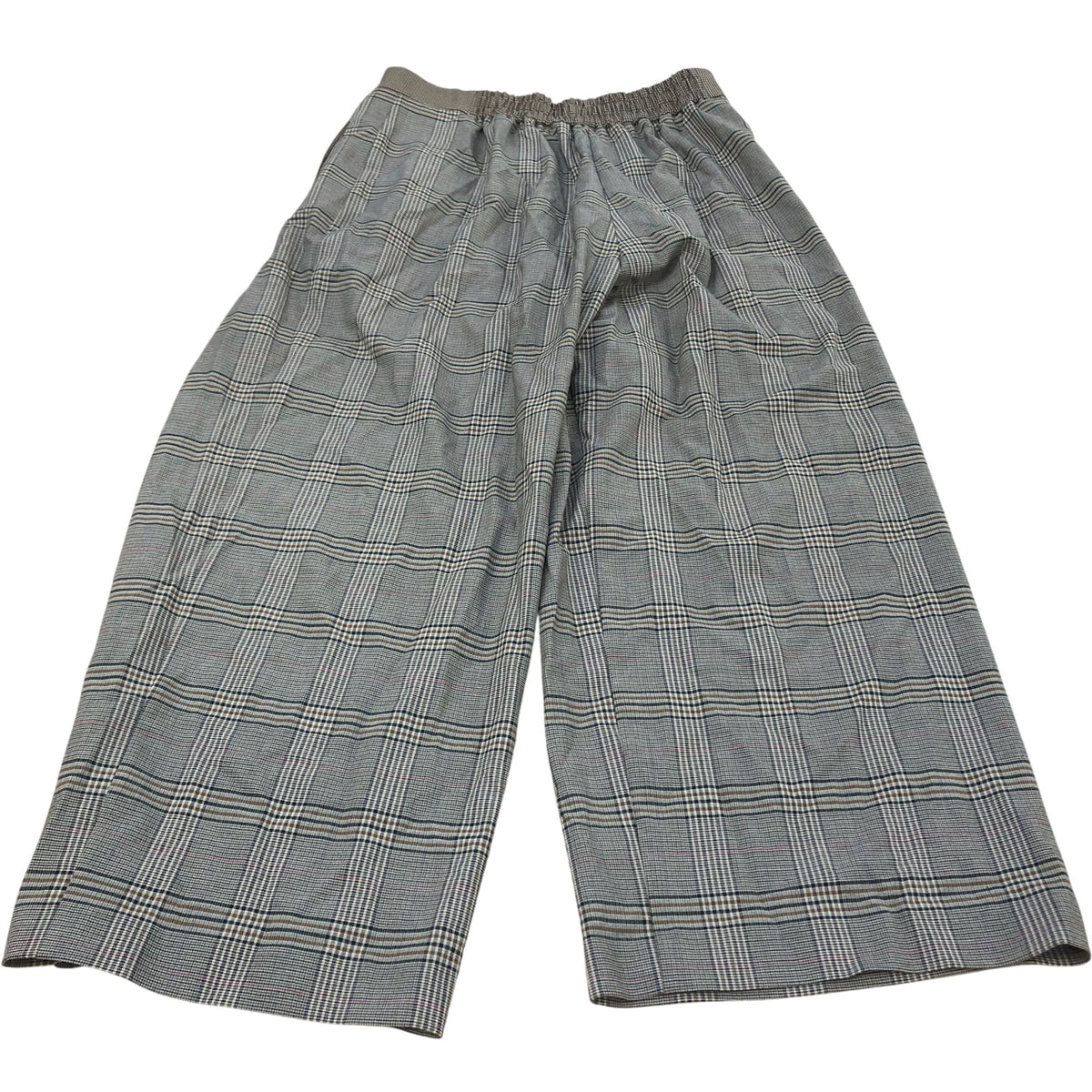 River Island Women's Trousers UK12 High Waist Checked Design Pleated Style