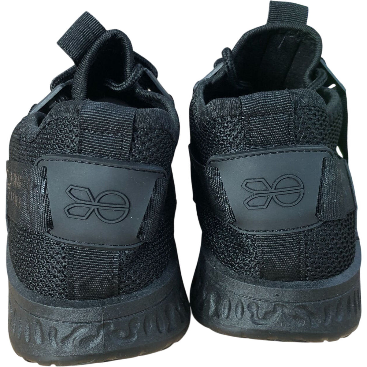 Crosshatch Junior Ceaze Black Sports Trainers Size 5 Kids