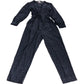 Gretta Cord Jumpsuit UK Size 10 Women's Cotton Navy