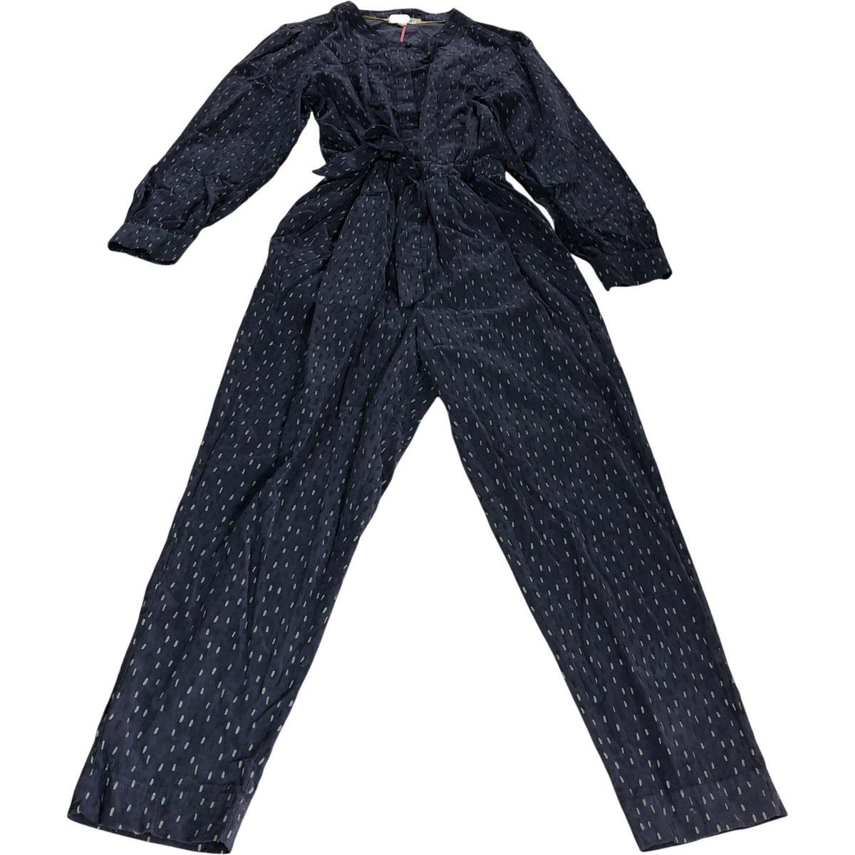 Gretta Cord Jumpsuit UK Size 10 Women's Cotton Navy