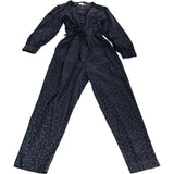 Gretta Cord Jumpsuit UK Size 10 Women's Cotton Navy