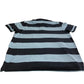 Crew Clothing Polo Shirt XXL Men's Striped Design Blue Light Blue