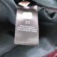 Size 20 Women's Shiny Long Sleeve Burgundy Button Front Shirt