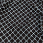 River Island Long Sleeve Blouse UK12 Women's Brown Diamond Pattern Polyester Top