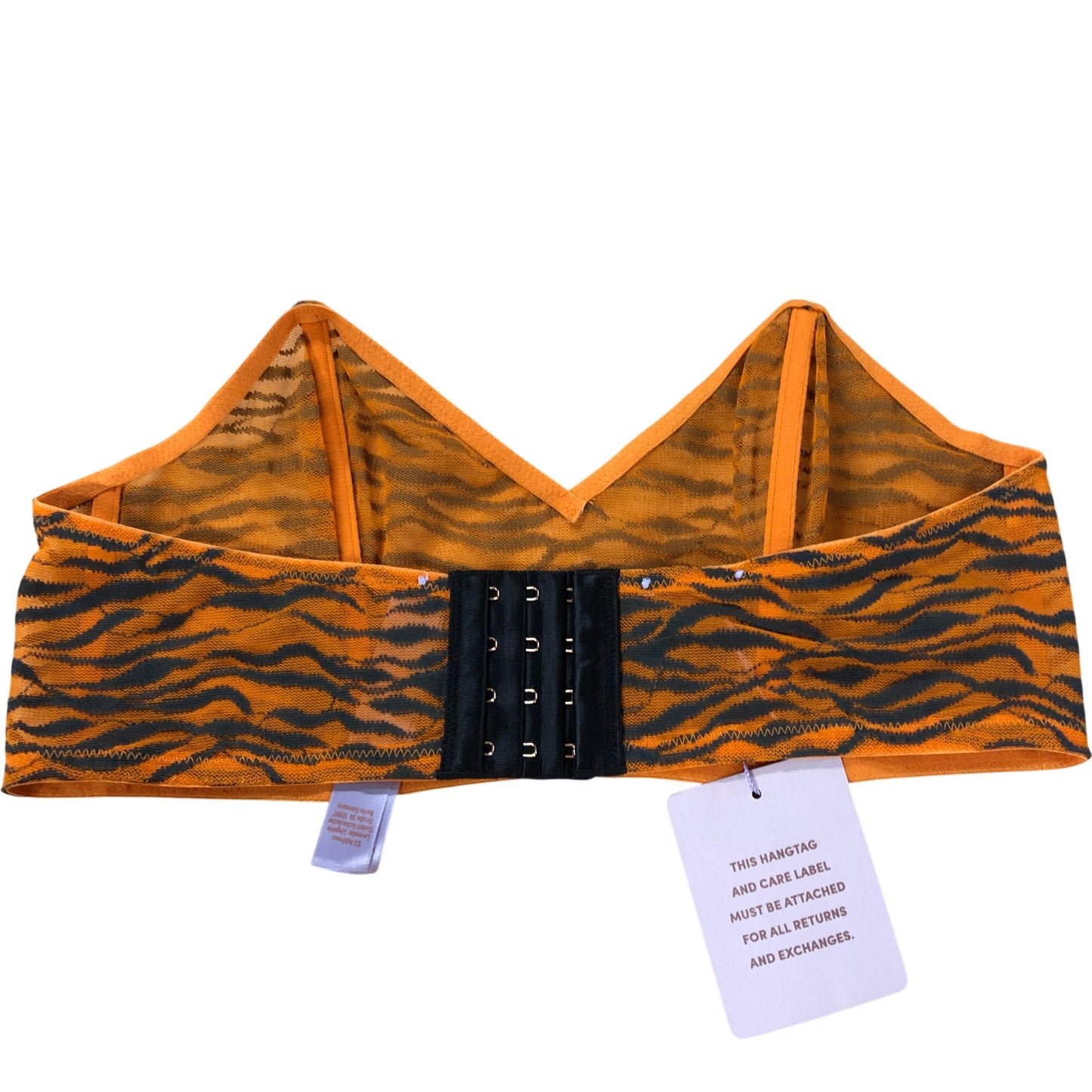 Savage X Fenty Medium Tiger Print Crop Bra Women's Lingerie New with Tags