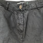 Baukjen Wide Leg Trousers UK Size 12 Women's Black Cotton Organic Comfortable