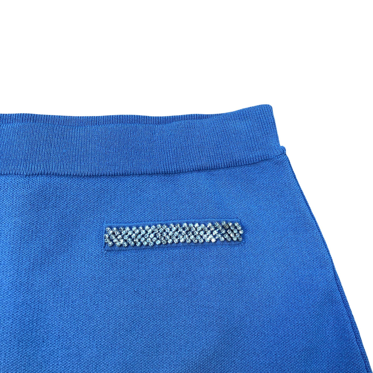 River Island Blue Knitted Mini Skirt